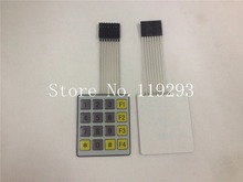 [SA] componentes electrónicos interruptor de membrana teclado de membrana 4X4 teclado numérico 4*4 teclado de matriz 0-9F1-F4 -- 20 unids/lote 2024 - compra barato