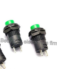 Switch/switch com botão de autoreinicialização/switch sem bloqueio de 50 lâmpadas 12mm verde 2024 - compre barato