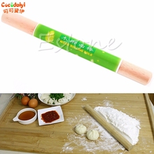 Wood Wooden Rolling Pin Fondant Cake Decorating Dough Rollers Baking New Tools apr7_35 2024 - buy cheap