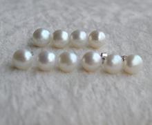 Real Pearl Jewellery,AAA 7MM White Color Freshwater Pearl Earrings,S925 Silvers Stud Earring 2024 - buy cheap