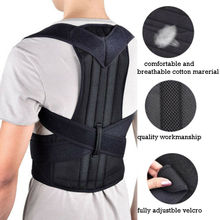New Arrival Adjustable Posture Corrector Support Magnetic Therapy Back Shoulder Brace Belt For Men Women Dropshipping 2024 - buy cheap