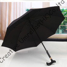 Auto open,old man,nylon fabric,honeytomb fiberglass umbrellas,crutch umbrellas,metal shaft and fiberglass ribs,self-defense 2024 - buy cheap