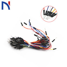 65 pcs/130pcs Breadboard Jumper wires Cables Solderless Flexible Breadboard Jumper wires Cables Bread plate line for Arduino 2024 - buy cheap