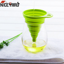 Niceyard mini funil dobrável de silicone, ferramentas e utensílios para cozinhar 2024 - compre barato