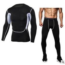 thermal underwear men sport underwear sets compression fleece sweat quick drying thermo underwear men clothing 2024 - buy cheap