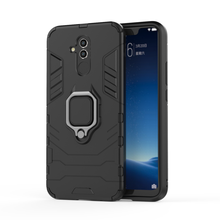 For Huawei Mate 20 Lite Case With stand Ring Silicone+PC Armor shockproof Protect back cover case for huawei mate20 lite shell 2024 - buy cheap