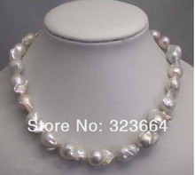 Gran Cierre de collar de perlas barrocas blancas de 18 "AKOYA 2024 - compra barato
