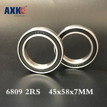 2021 Sale Rushed Steel Ball Bearing 6809 2rs Abec-1 (10pcs) 45x58x7mm Metric Thin Section Bearings 61809rs 6809rs 2024 - buy cheap