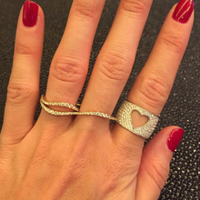 Sparking limpar cubic zirconia micro pave cz anel para as mulheres de Ouro cheias de moda design clássico anéis de dedo 2024 - compre barato