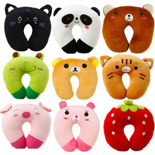 9 Colors Soft U-Shaped Plush Sleep Neck Protection Pillow Office Cushion Cute Lovely Travel Pillows For Children/Adults 2024 - buy cheap