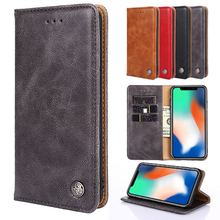 Retro Wallet Cover For Sony Xperia X performance Z6 Z3+ Z4 Z5 L1 L3 XA XA1 XA2 XA3 XZ XZS XZ1 XZ2 XZ3 compact Flip Stand Case 2024 - buy cheap