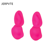 JERPVTE 2018 New Winter Geometric Maxi Dangle Earrings Women Colorful Metal Drop Earrings Jewelry Birthday Party Love Gifts 2024 - buy cheap