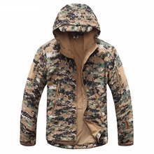 New Digital Camouflage Tactical Gear Military Army Jacket Men Softshell Waterproof Hunting Clothes Winter Sport Outdoor Jackets 2024 - buy cheap