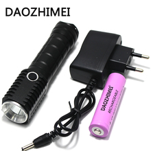 5000 Lumens XM-L T6 LED Torch 3 mode Rechargeable Hunting Flash Light Torch Lamp +18650/battery direct Charger 2023 - buy cheap