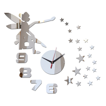 Новые акриловые зеркальные настенные часы 3d наклейки кварцевые часы DIY стикер украшение дома большие современные часы для гостиной 2024 - купить недорого