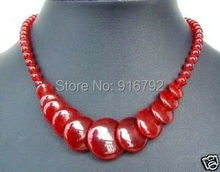 YH@CS >>Beautiful! Multicolor   stone Square Round Bead Necklace 17.5" 2024 - buy cheap
