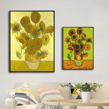 Home Decoration Print Canvas Art Wall Pictures  for Living Room Poster Paitings Netherlandish Vincent Van Gogh Sunflower 2024 - buy cheap