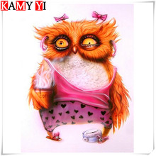 5d diamond painting full square / round diamond embroidery pajamas owl rhinestone DIY mosaic home decoration drop shipping 2024 - buy cheap