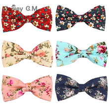 Suits Cotton Bow Ties For Men Cravats Fashion Adjustable Floral Bowtie for Wedding Party Groom Butterfly Adult Casual Bowties 2024 - buy cheap