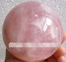 YM  328  100% NATURAL ROSE QUARTZ CRYSTAL SPHERE BALL 40mm 2024 - buy cheap