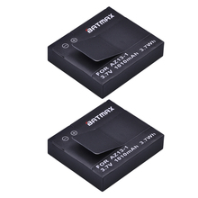 For 2Pcs Xiaomi Yi Battery AZ13-1 Akku 1010mAh Rechargeable Li-ion Battery for Xiaomi yi Action Camera Sport Camera Accessories 2024 - buy cheap