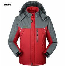 ZOEQO  Brand Outwear Waterproof coats men Jacket Windproof Thermal hooded Coat winter jacket men wind parka 2024 - buy cheap