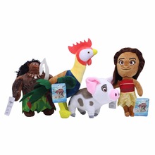 20cm Vaiana Plush Toys Movie Moana Princess Maui Moyana Hei Pua Pig Stuffed Doll For Kids Gifts 2024 - buy cheap