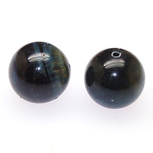 Miasol-piedra Natural de 15 ", 16MM, Ojo de tigre azul, espaciador abalorios redondos, piedra semipreciosa para fabricación de joyas, pulsera artesanal 2024 - compra barato