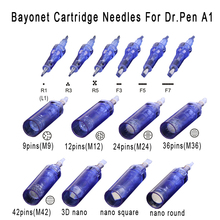 Agujas de cartucho de bayoneta, 1/3/5/7/9/12/24/36/42/nano para Microblading eléctrico Dr.Pen A1 Derma Pen, 10 Uds. 2024 - compra barato