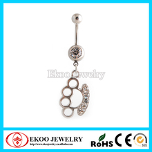 Body Jewelry 316L Surgical Steel Impact Design Navel Piercings Belly Button Rings Lot of 10pcs 2024 - buy cheap