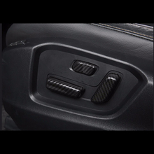 Abs chrome fibra de carbono para mazda CX-5 2017 2018 2019 ajuste do assento carro interruptor botão capa guarnição estilo do carro acessórios 5 pçs 2024 - compre barato
