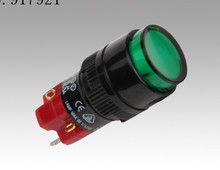 [Zob] aliança progressiva botão interruptor D16LMR1-1AB terminais de solda não são auto-travamento branco amarelo vermelho e verde-10 pces/lo