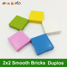 Big Size DIY Building Blocks Smooth Figures Bricks 2x2Dot 30PCS Educational Creative Toys for Children Compatible With Brands 2024 - buy cheap