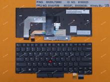 Novo teclado americano qverty para notebook lenovo thinkpad t480, 20l5, 20l6, retroiluminado, preto, com ponteiro 2024 - compre barato
