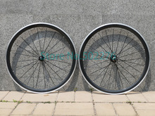 38mm Clincher Wheelset  Alloy side  -  3k UD Carbon Matt Glossy Road Bike Clincher Wheel Rim width 20.4mm 23mm , spokes , hub 2024 - buy cheap