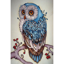 YI BRIGHT Diamond Painting New 2019 Owl Animal Diamond Embroidery Cross Stitch Square Full Diamond Mosaic Picture Of Rhinestone 2024 - buy cheap