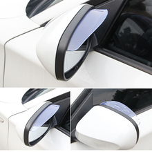 Car Rainproof PVC Rearview Mirror Rain Visor For Volkswagen Golf Ford Focus 2 3 Fiesta Mondeo Kuga Citroen C4 C5 2024 - buy cheap