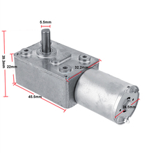 Motor de reducción de engranaje de CC de 12V, motorreductor de caja de cambios eléctrico Mini, Reversible, de alto Torque, 2-100RPM 2024 - compra barato