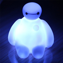 LED Night Lights Big Hero 6 Baymax 7 Color Changing Table Desk Lamp Kids Baby Toy Gift Children Bedroom Decoration 2024 - buy cheap