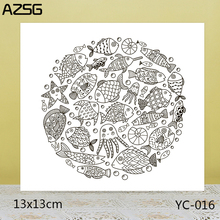 Selos/selos para scrapbooking azsg, selos decorativos de silicone para álbum, cartão, álbum, decoração, artesanato 2024 - compre barato