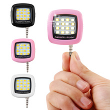 Novo mini led flash de luz para selfies, luz de preenchimento portátil 3.5mm para iphone, samsung s9 s8 s7 e xiaomi huawei zte phone 2024 - compre barato