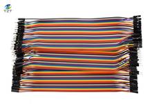 120 шт., 20 см, 2,54 мм Dupont Line «штырь-штырь», «штырь-гнездо», «гнездо-гнездо», перемычка, кабель Dupont для Arduino 2024 - купить недорого