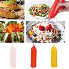 Hot 8/12/16/24/32oz Kitchen Squeeze Bottle Condiment Sauce Vinegar Ketchup Dispenser 2024 - buy cheap