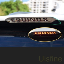 Luz de freno de alta posición, pegatinas decorativas de marco, modificación de acero inoxidable para Chevrolet Equinox 2017 2018 2019 2024 - compra barato