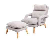 Sofá reclinável individual, encosto ajustável, cadeira de sala de estar, removível, lavável, estofado em tecido, chão, sofá, poltrona 2024 - compre barato