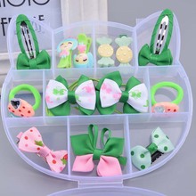 Hot Sale Newborn Set 0-6 Years Baby Girl Care Set Kit 13 Pcs Hair Care Decoration Set Newborn Baby Birthday Present 2024 - buy cheap