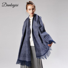 DANKEYISI 2018 Winter Scarves For Women Thickened Neck Scarf Shawls Wraps Female Hijab Stoles Pashmina Winter Scarves Foulard 2024 - buy cheap