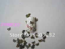 Approx. 1000pcs/bag Gold Cute Butterfly Design Non-adhesive Metal Slices Nail Art Decoration ms-18-2 2024 - buy cheap