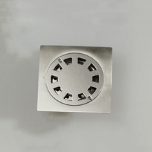 Desodorante de acero inoxidable autocebante, drenaje de suelo de acero con núcleo de plástico, 10x10cm, 1 unidad 2024 - compra barato