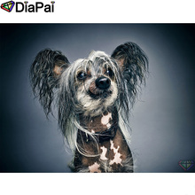 Diafai 5d pintura diamante 100% completa quadrada/redonda broca "animal cachorro" bordado ponto cruz decoração 3d a22204 2024 - compre barato